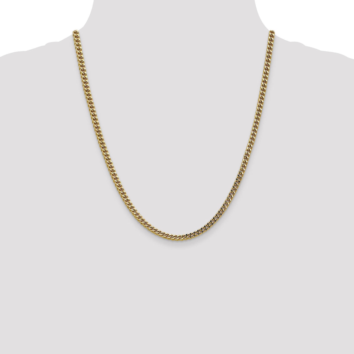 14k 3.7mm Semi-Solid Franco Chain-BC136-22
