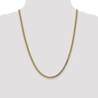 14k 3.7mm Semi-Solid Franco Chain-BC136-24