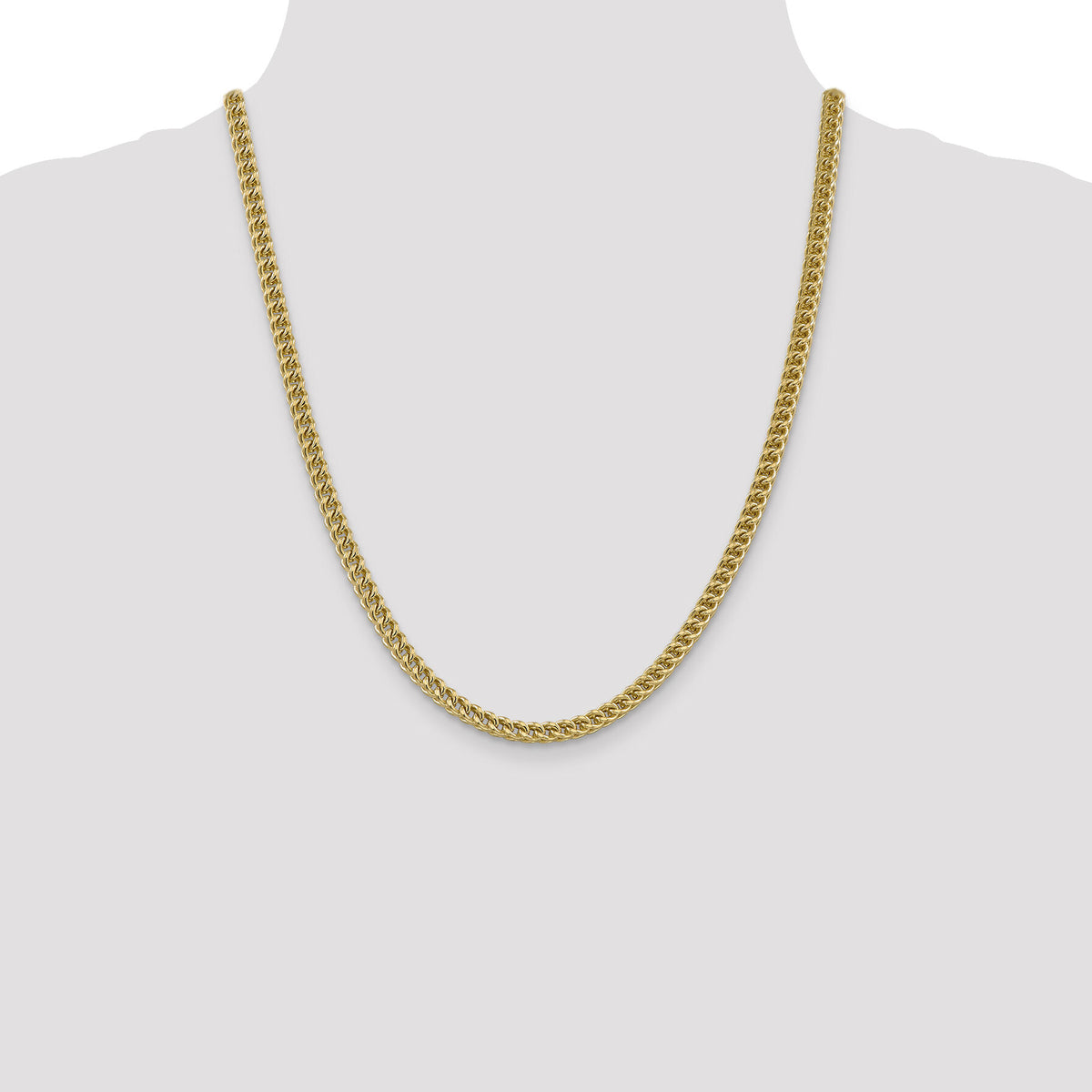 14k 4.5mm Semi-Solid Franco Chain-BC137-22