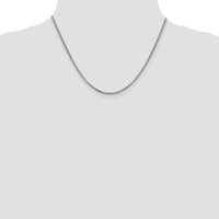 14k White Gold 1.75mm Semi-Solid Round Box Chain-BC139-18