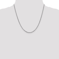 14k White Gold 1.75mm Semi-Solid Round Box Chain-BC139-20