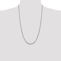 14k White Gold 1.75mm Semi-Solid Round Box Chain-BC139-26