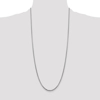 14k White Gold 1.75mm Semi-Solid Round Box Chain-BC139-30