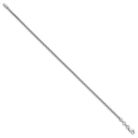 14k White Gold 1.75mm Semi-Solid Round Box Chain-BC139-8