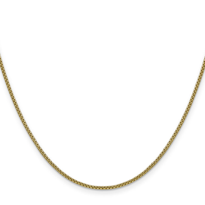 14k 1.5mm Semi-Solid Round Box Chain-BC140-24
