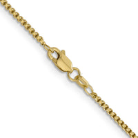 14k 1.5mm Semi-Solid Round Box Chain-BC140-16