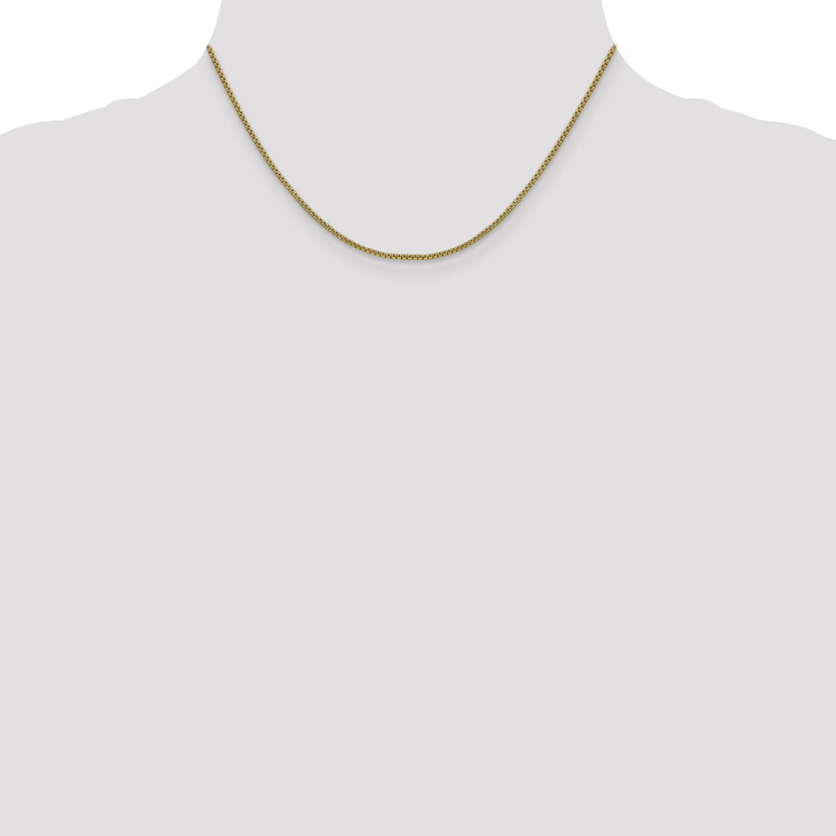 14k 1.5mm Semi-Solid Round Box Chain-BC140-16