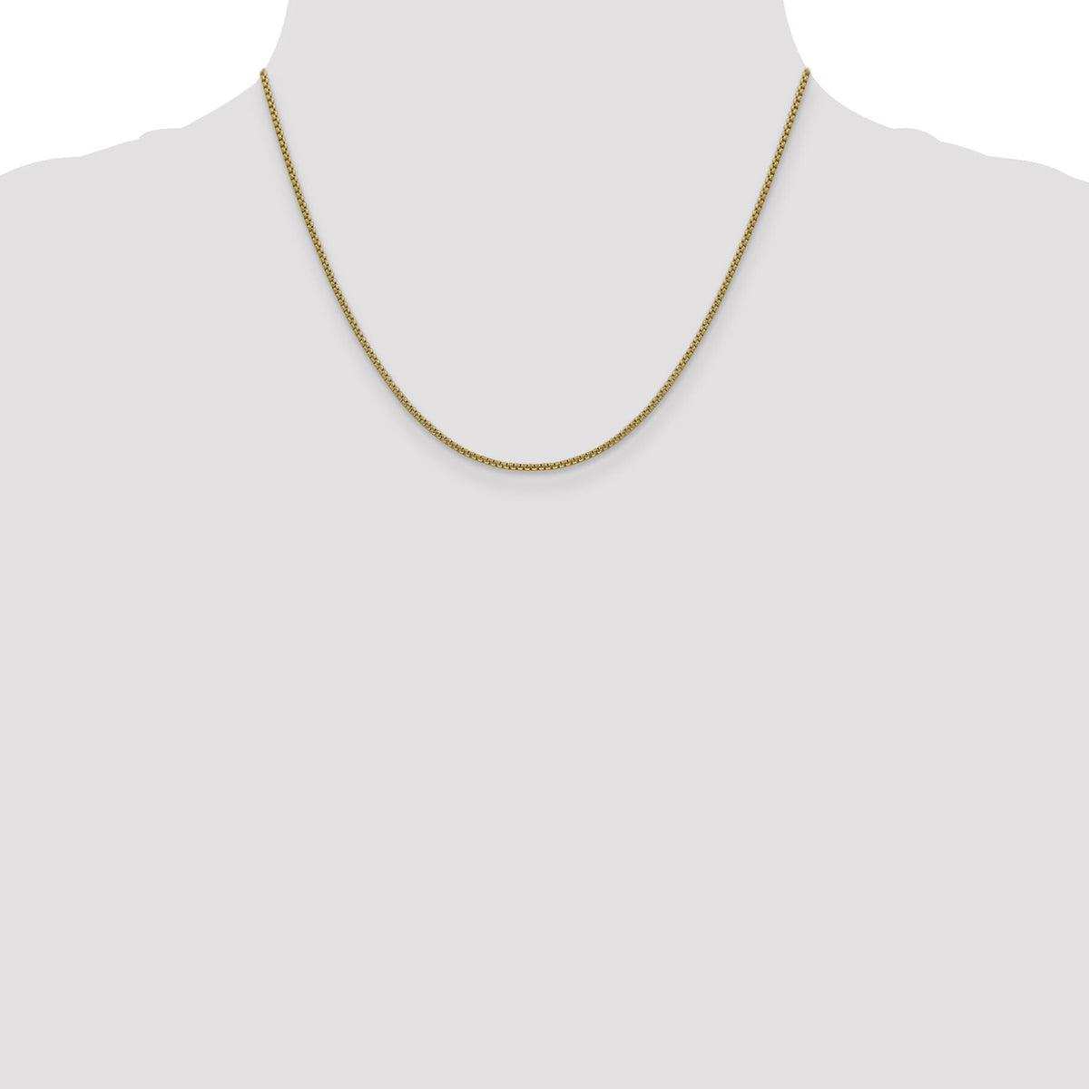 14k 1.5mm Semi-Solid Round Box Chain-BC140-18