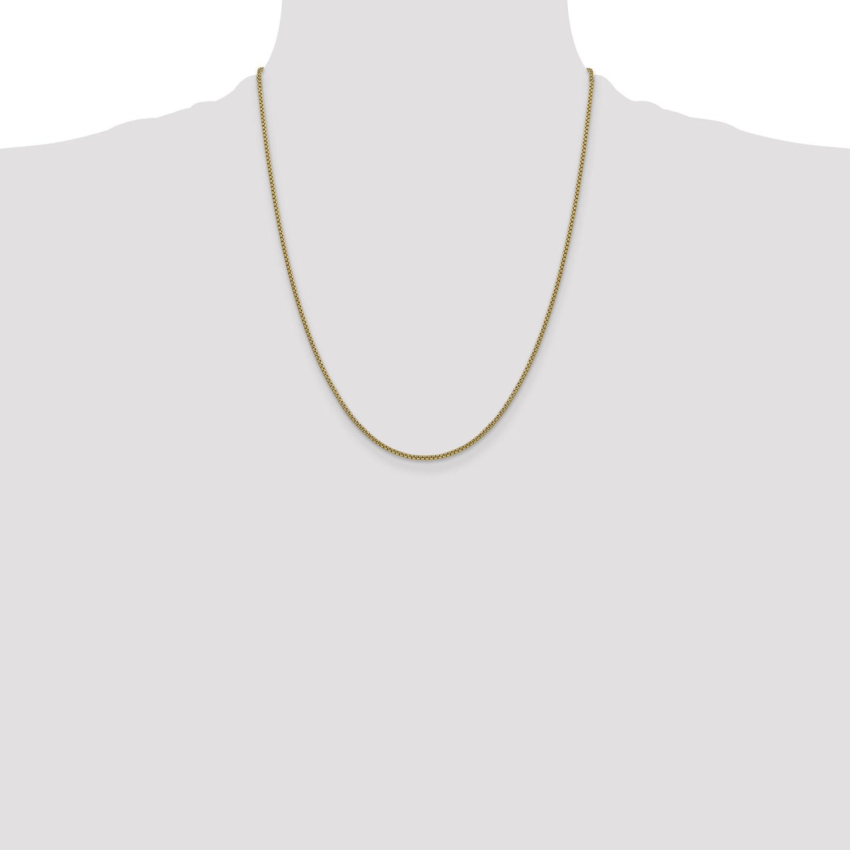 14k 1.5mm Semi-Solid Round Box Chain-BC140-22