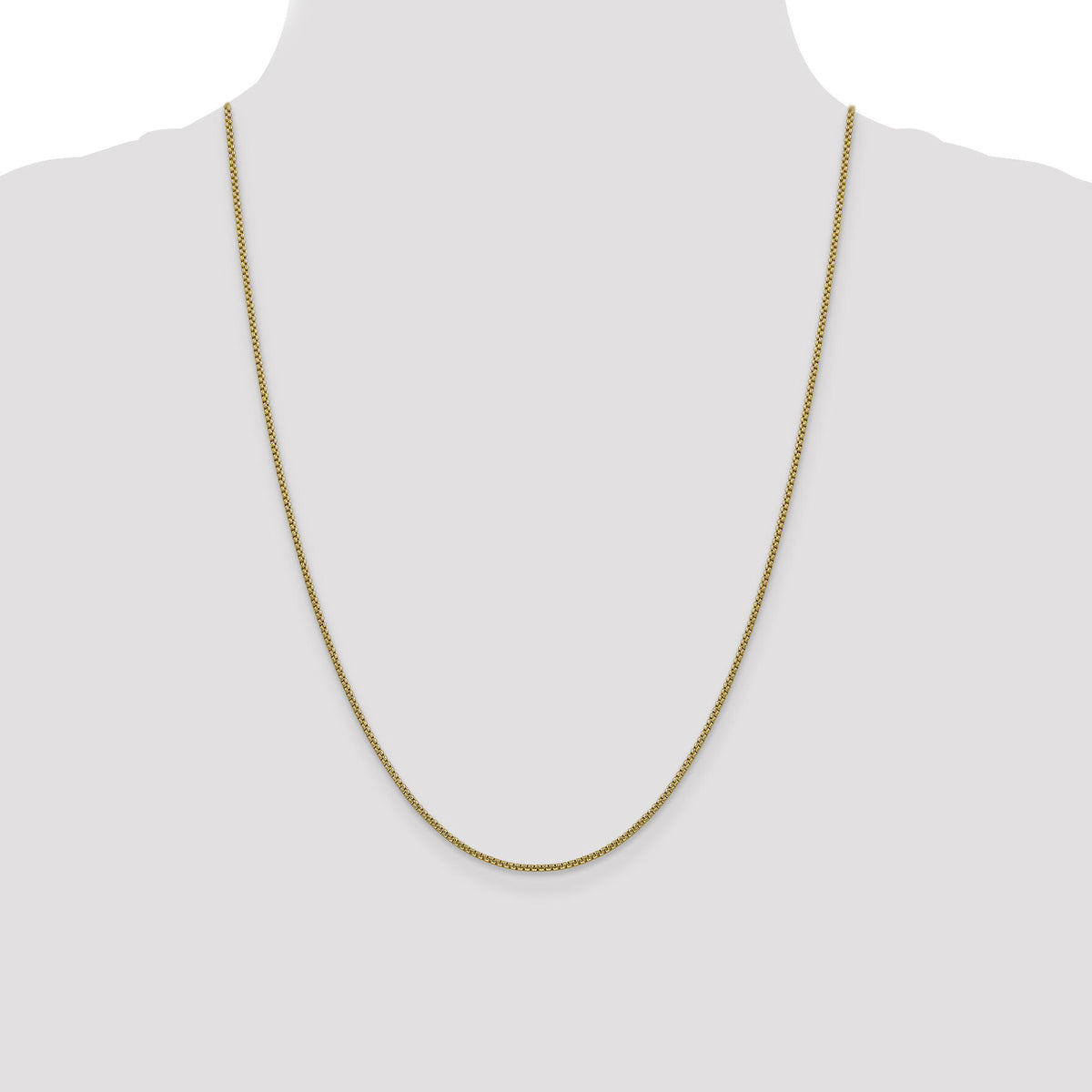14k 1.5mm Semi-Solid Round Box Chain-BC140-24
