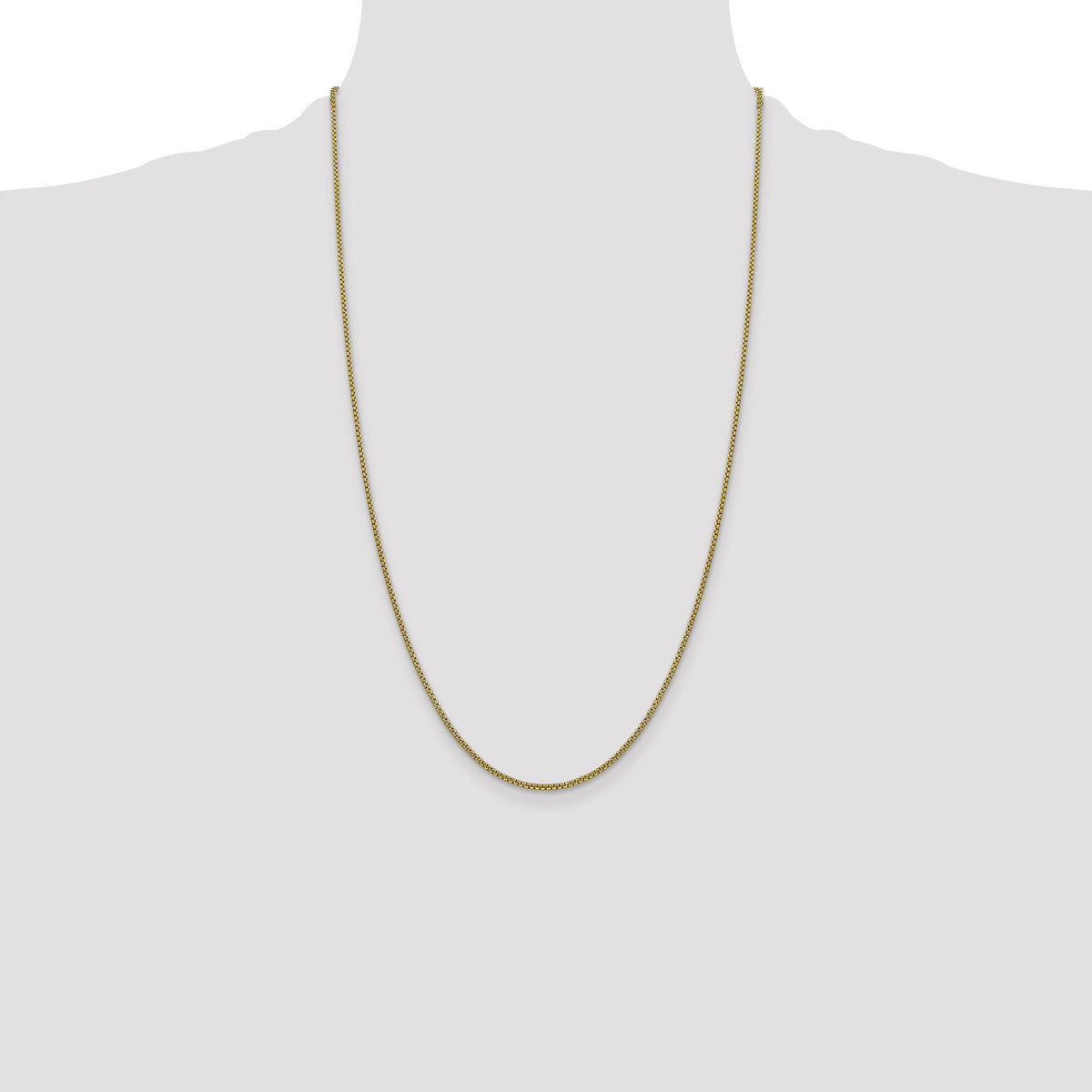 14k 1.5mm Semi-Solid Round Box Chain-BC140-26
