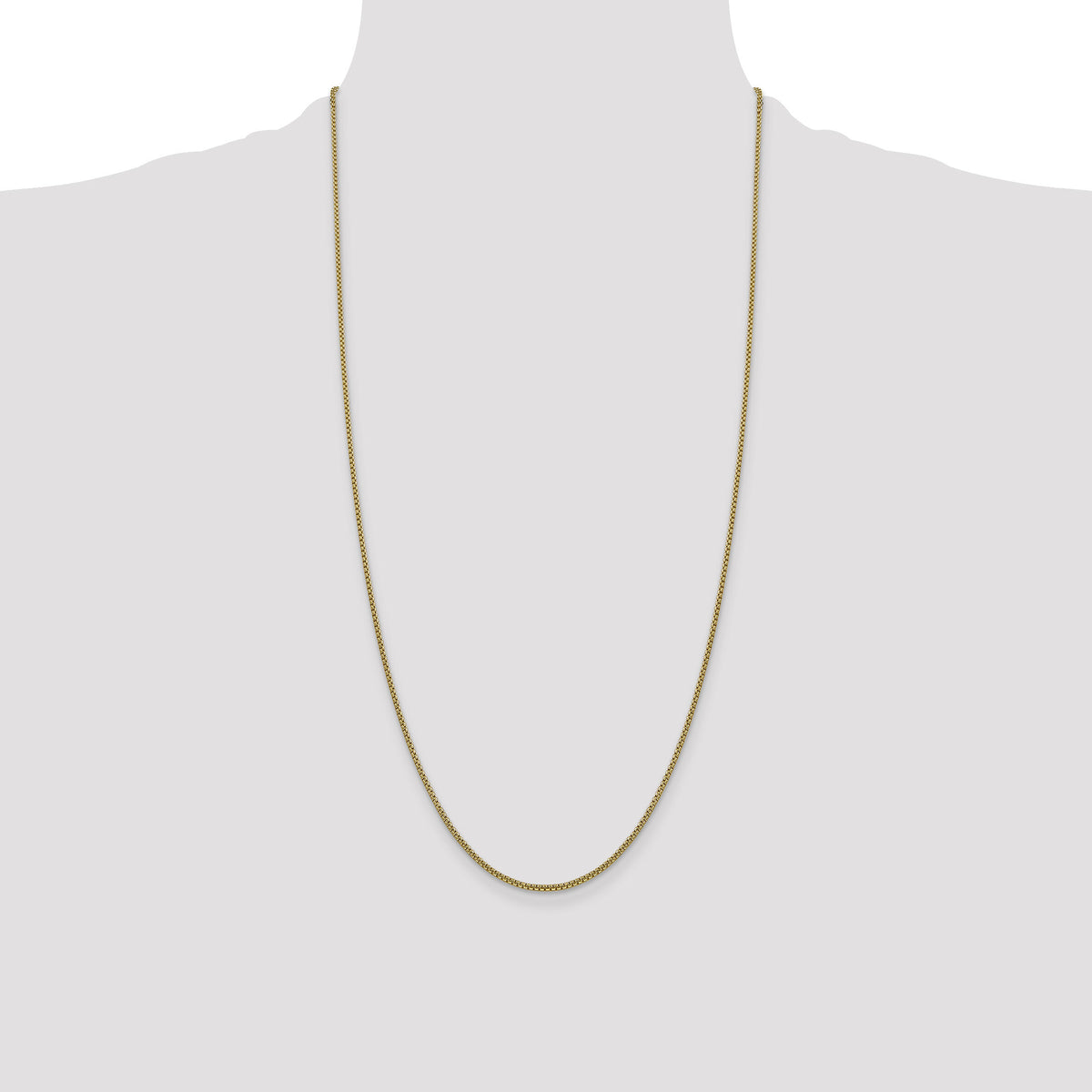 14k 1.5mm Semi-Solid Round Box Chain-BC140-28