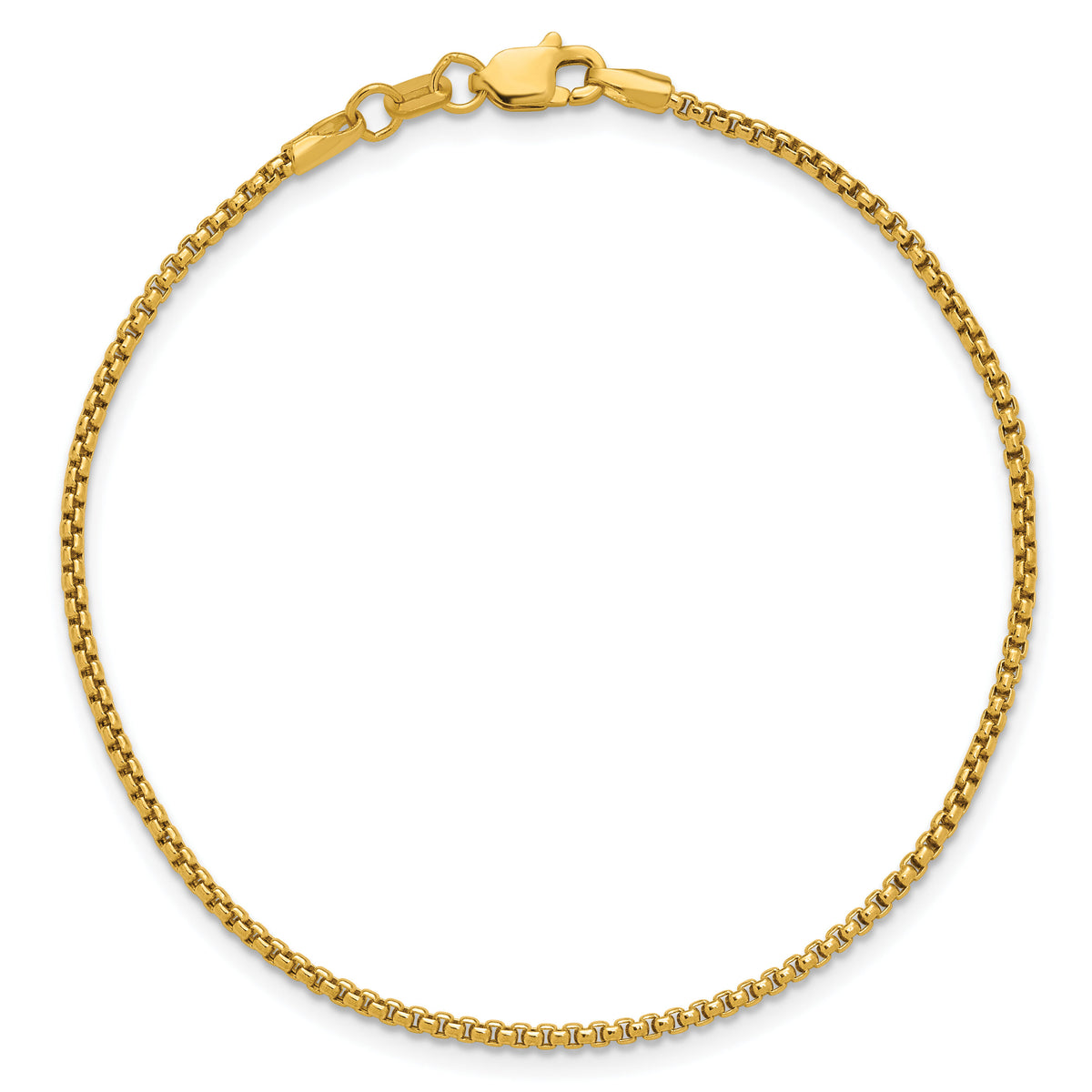 14k 1.5mm Semi-Solid Round Box Chain-BC140-7