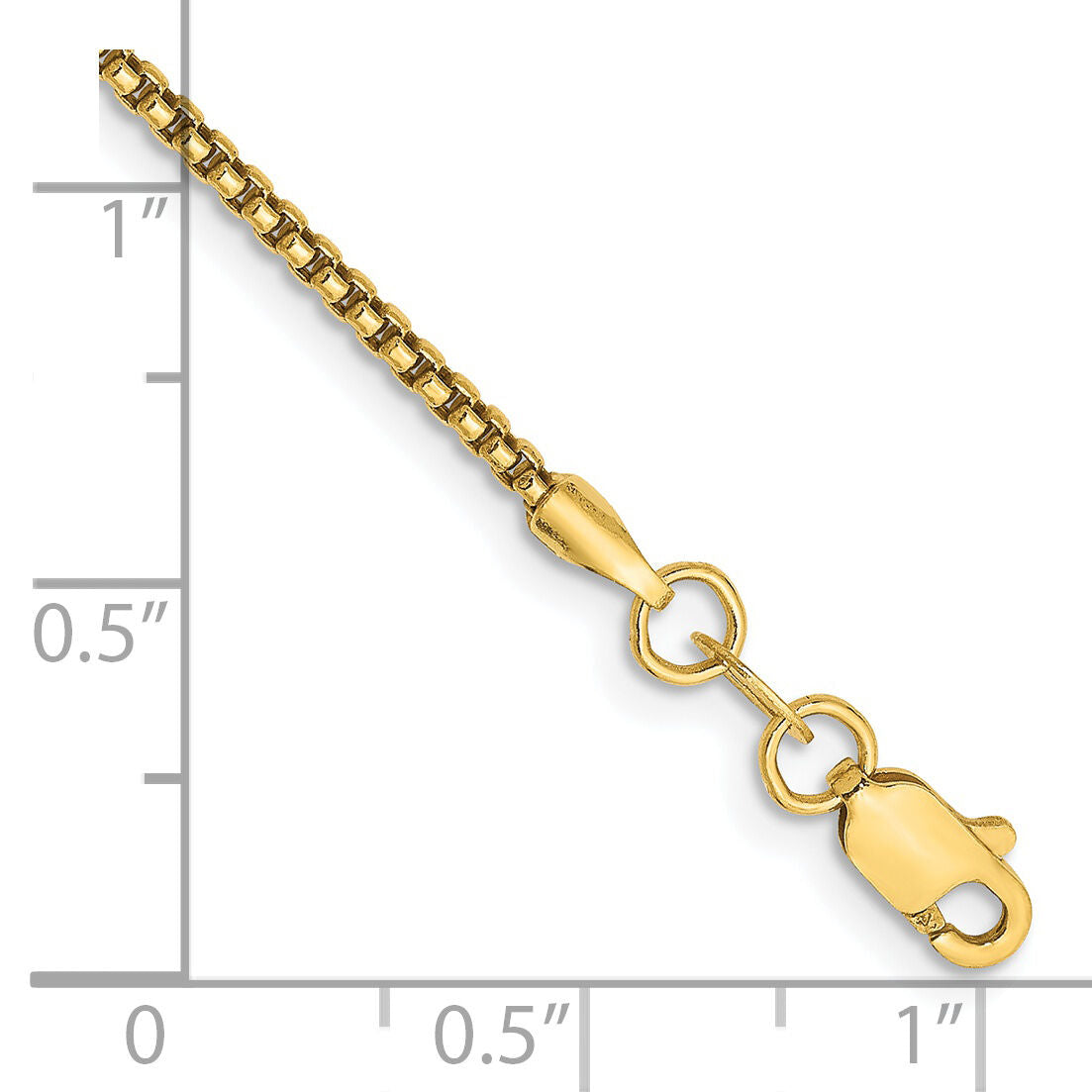 14k 1.5mm Semi-Solid Round Box Chain-BC140-7