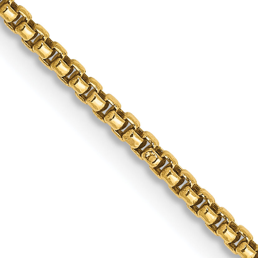 14k 1.5mm Semi-Solid Round Box Chain-BC140-18