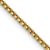 14k 1.5mm Semi-Solid Round Box Chain-BC140-18