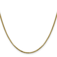 14k 1.75mm Semi-Solid Round Box Chain-BC141-28