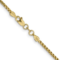 14k 1.75mm Semi-Solid Round Box Chain-BC141-24