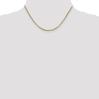 14k 1.75mm Semi-Solid Round Box Chain-BC141-16