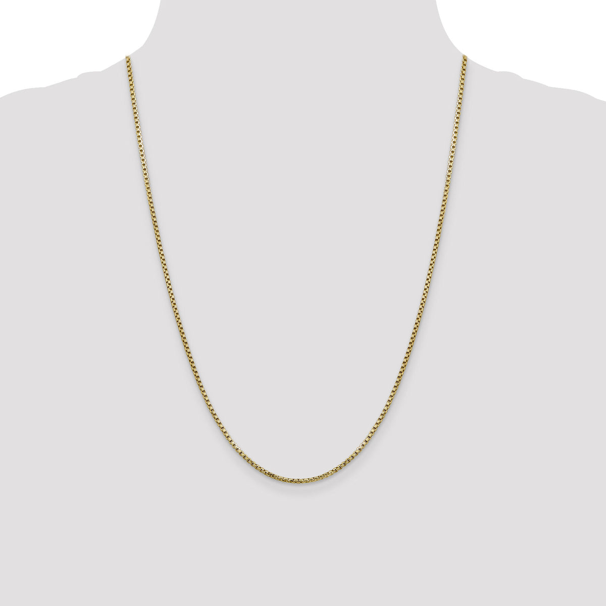 14k 1.75mm Semi-Solid Round Box Chain-BC141-24
