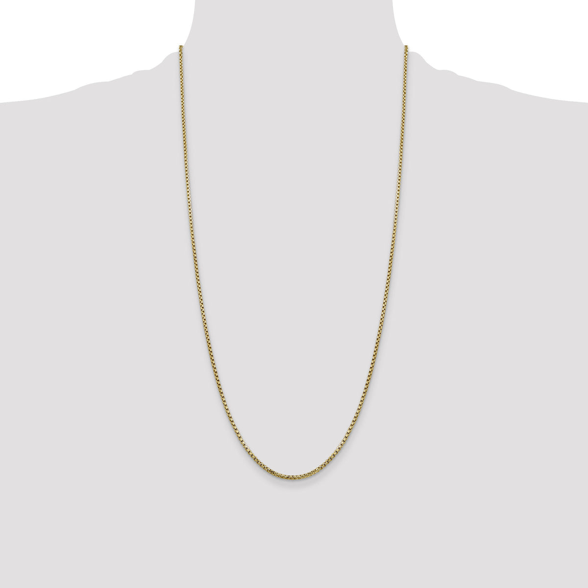 14k 1.75mm Semi-Solid Round Box Chain-BC141-28