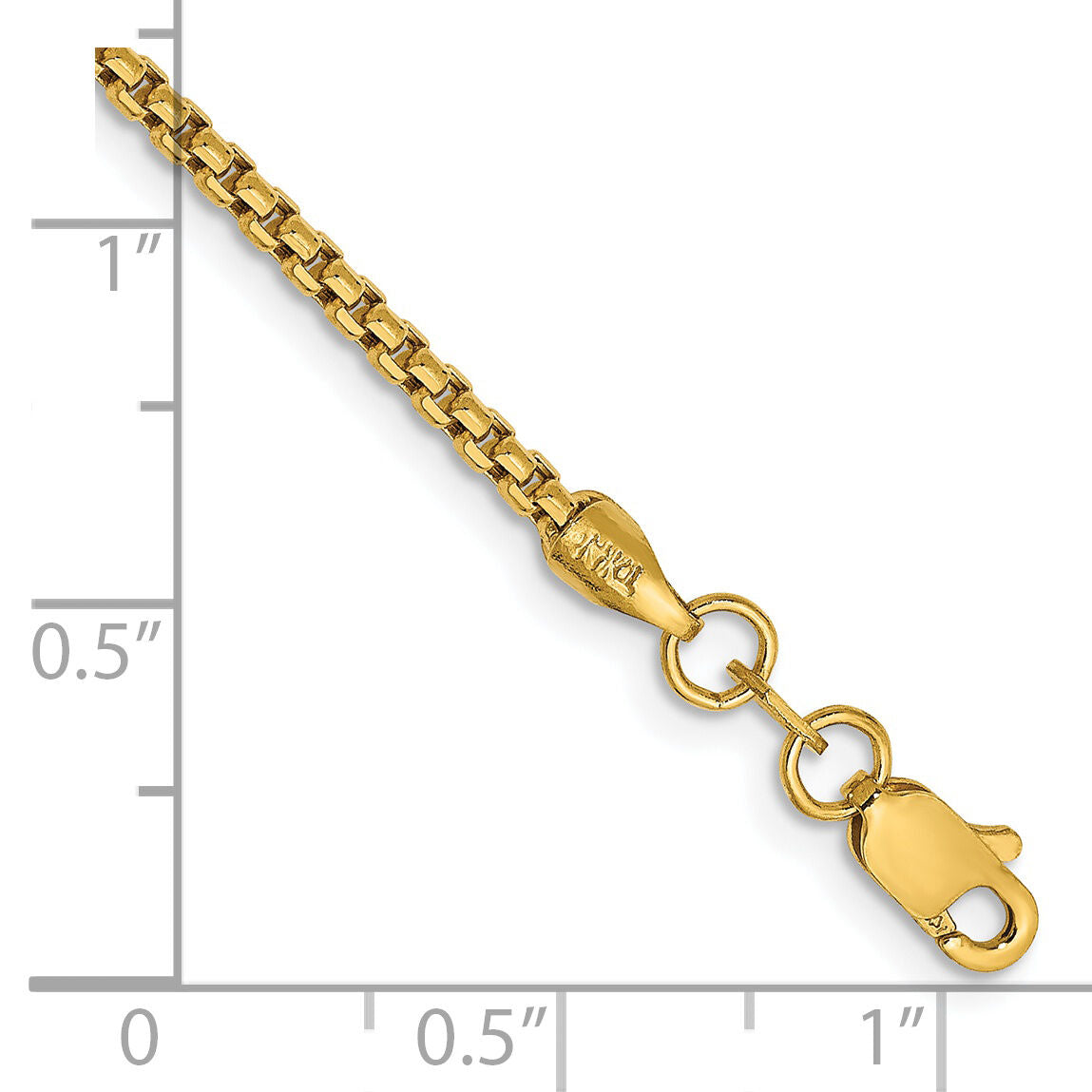 14k 1.75mm Semi-Solid Round Box Chain-BC141-7