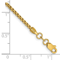 14k 1.75mm Semi-Solid Round Box Chain-BC141-7