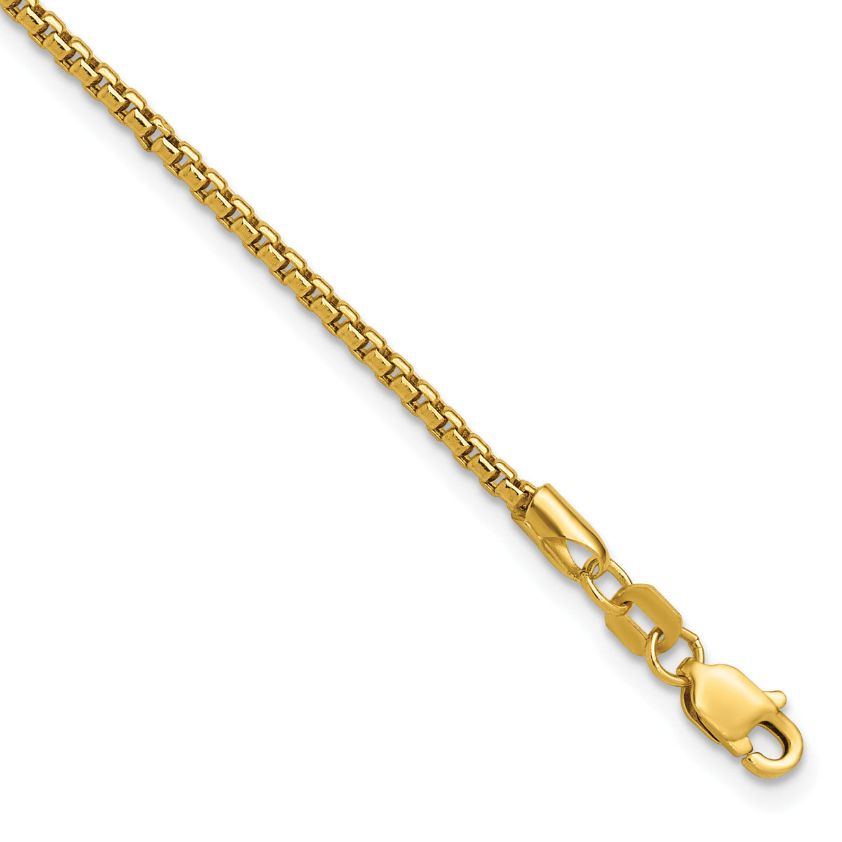 14k 1.75mm Semi-Solid Round Box Chain-BC141-7