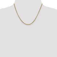 14k 2.45mm Semi-Solid Round Box Chain-BC142-18