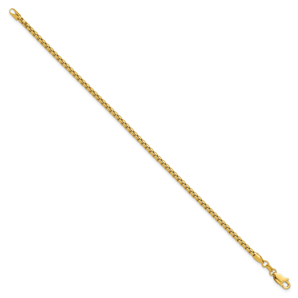 14k 2.45mm Semi-Solid Round Box Chain-BC142-8