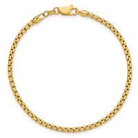 14k 2.45mm Semi-Solid Round Box Chain-BC142-7