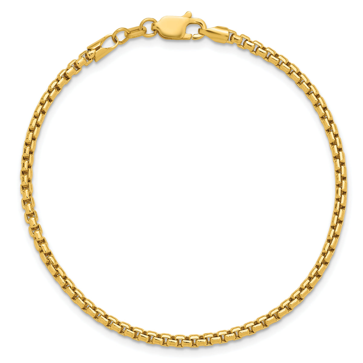 14k 2.45mm Semi-Solid Round Box Chain-BC142-8