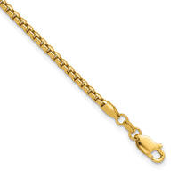 14k 2.45mm Semi-Solid Round Box Chain-BC142-8