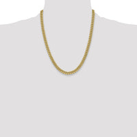 14k 6mm Semi-Solid Miami Cuban Chain-BC154-22