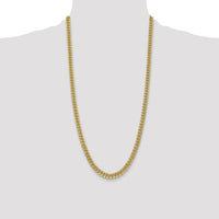 14k 6mm Semi-Solid Miami Cuban Chain-BC154-28