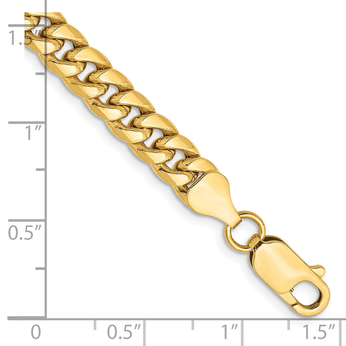 14k 6mm Semi-Solid Miami Cuban Chain-BC154-7