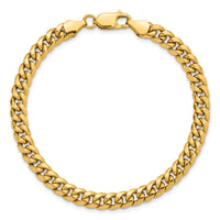 14k 6mm Semi-Solid Miami Cuban Chain-BC154-8
