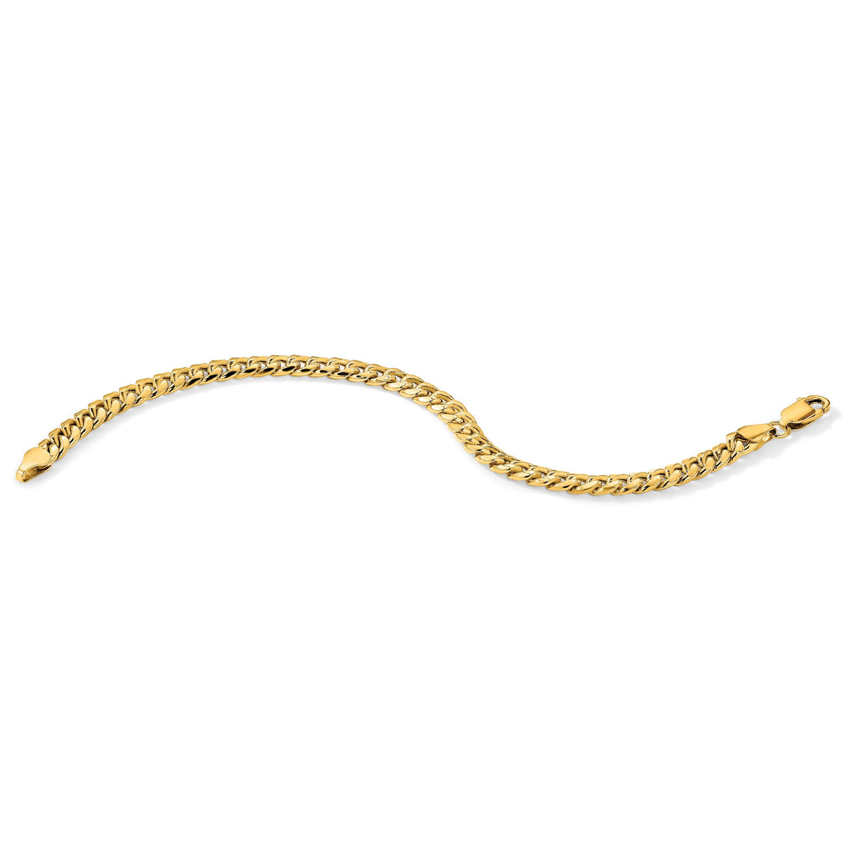 14k 6mm Semi-Solid Miami Cuban Chain-BC154-7