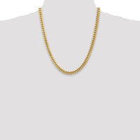 14k 6.75mm Semi-Solid Miami Cuban Chain-BC155-22