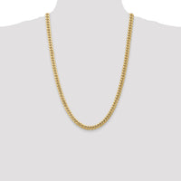 14k 6.75mm Semi-Solid Miami Cuban Chain-BC155-26