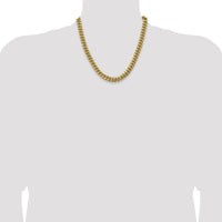 14k 9.3mm Semi-Solid Miami Cuban Chain-BC157-20