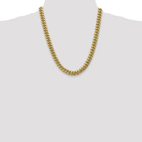 14k 9.3mm Semi-Solid Miami Cuban Chain-BC157-22
