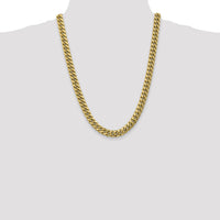 14k 9.3mm Semi-Solid Miami Cuban Chain-BC157-24