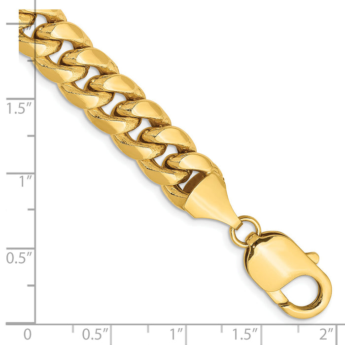 14k 9.3mm Semi-Solid Miami Cuban Chain-BC157-8