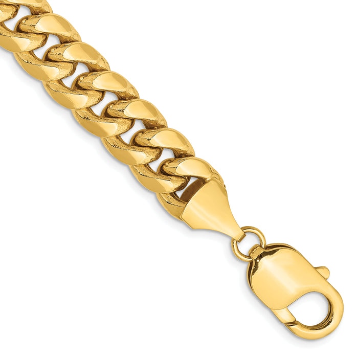 14k 9.3mm Semi-Solid Miami Cuban Chain-BC157-8