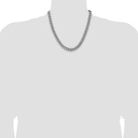 14k White Gold 9.3mm Semi-Solid Miami Cuban Chain-BC157W-20