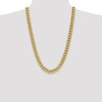 14k 11mm Semi-Solid Miami Cuban Chain-BC158-26
