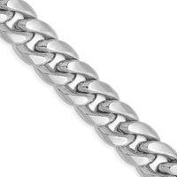 14k White Gold 11mm Semi-Solid Miami Cuban Chain-BC158W-22