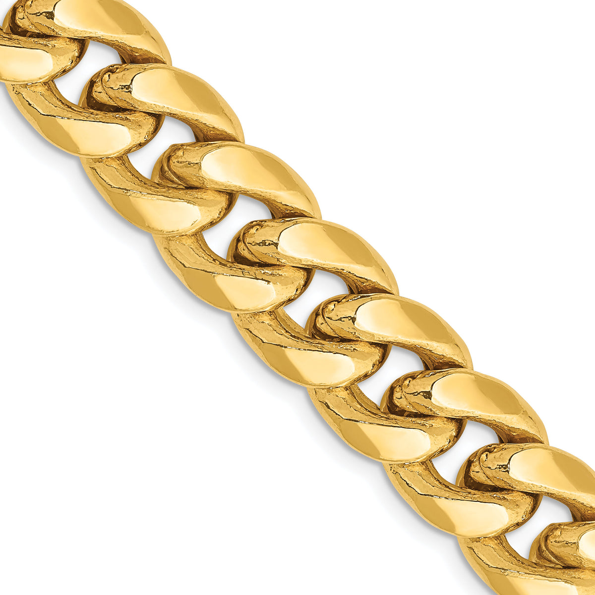 14k 11mm Semi-Solid Miami Cuban Chain-BC158-28