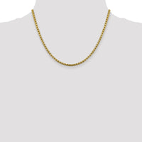 14k 3.6mm Semi-Solid Round Box Chain-BC163-18